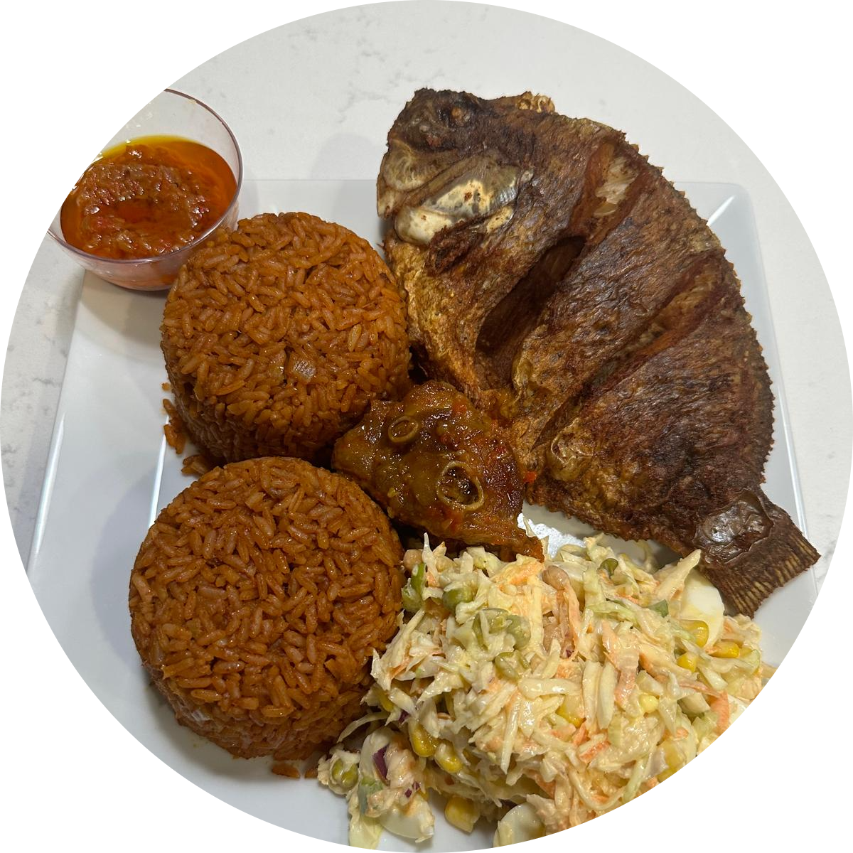 Nigerian cuisine collage